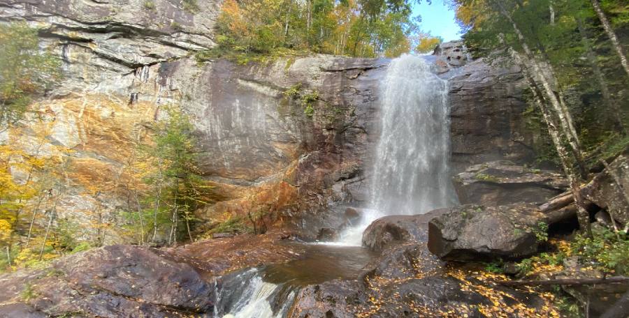 Bridal Veil Falls - A Top North Carolina Waterfall